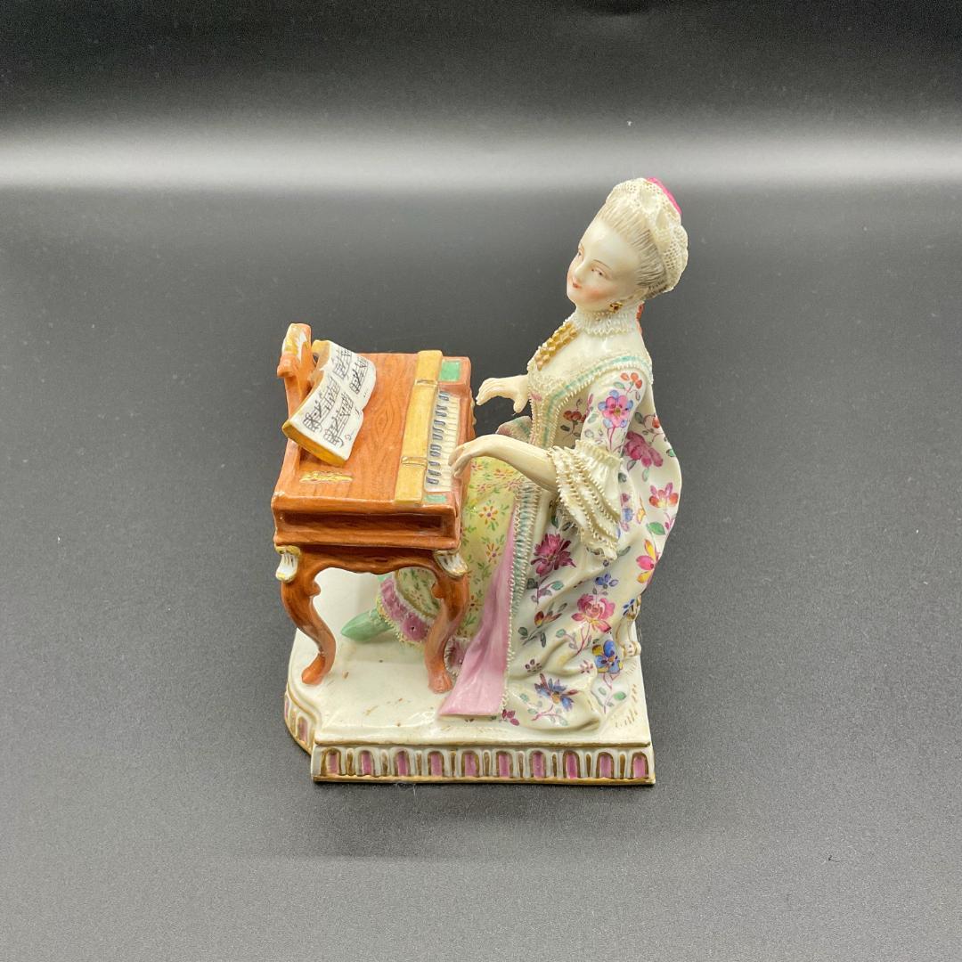 マイセン MEISSEN 五感の寓意 「聴覚」 フィギュリン フィギュア