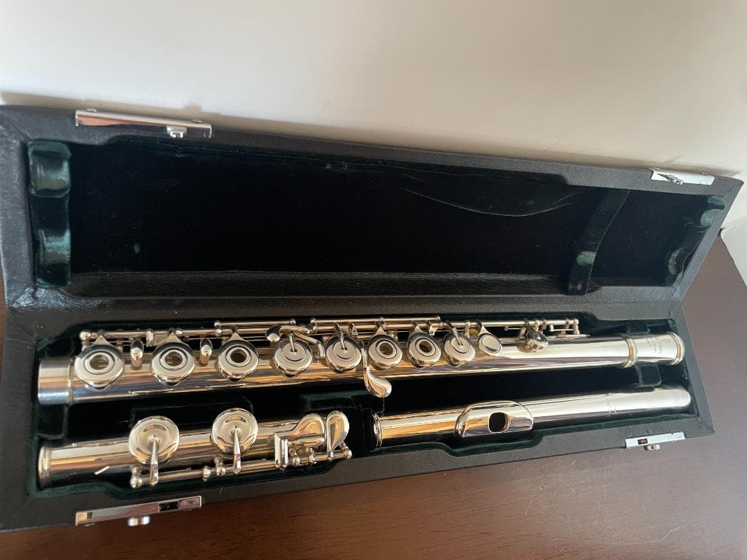 パール フルート 総銀製 マエスタ ソルダード インライン Ｅメカ付き