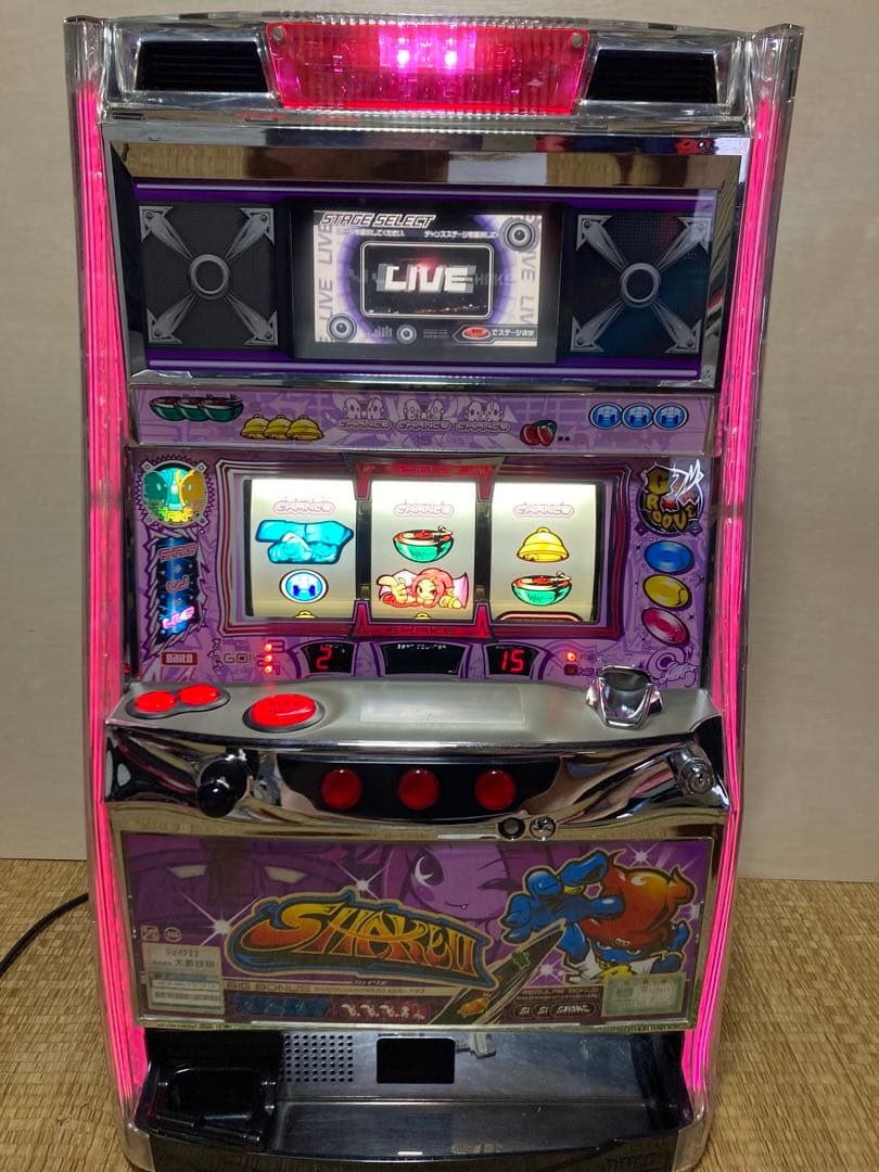 不要機付き】パチスロ シェイク2 実機【送料込み頼める便】