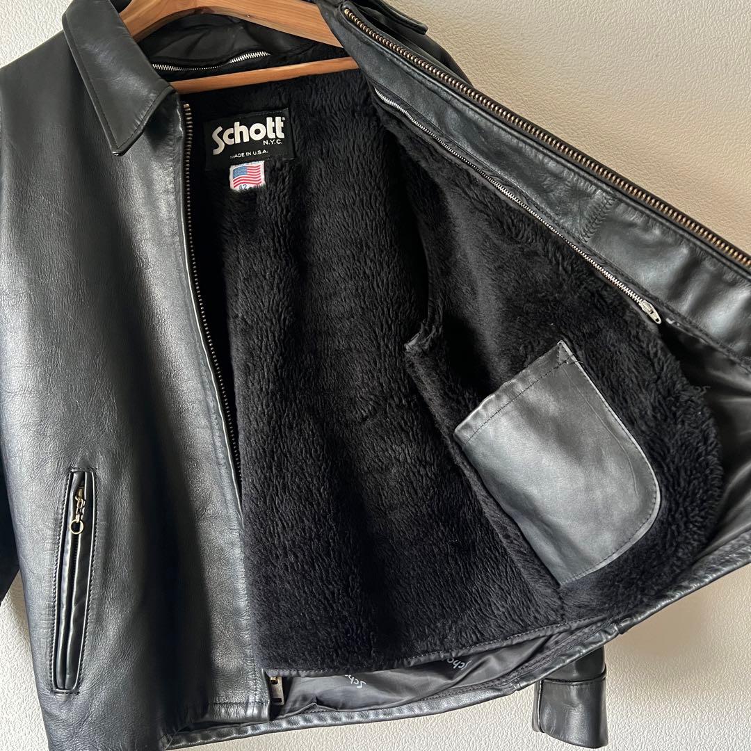 schott AT101 42 レザージャケット - メルカリ