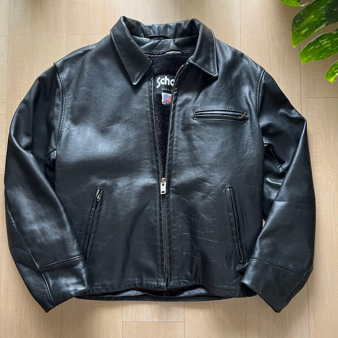 schott AT101 42 レザージャケット - メルカリ