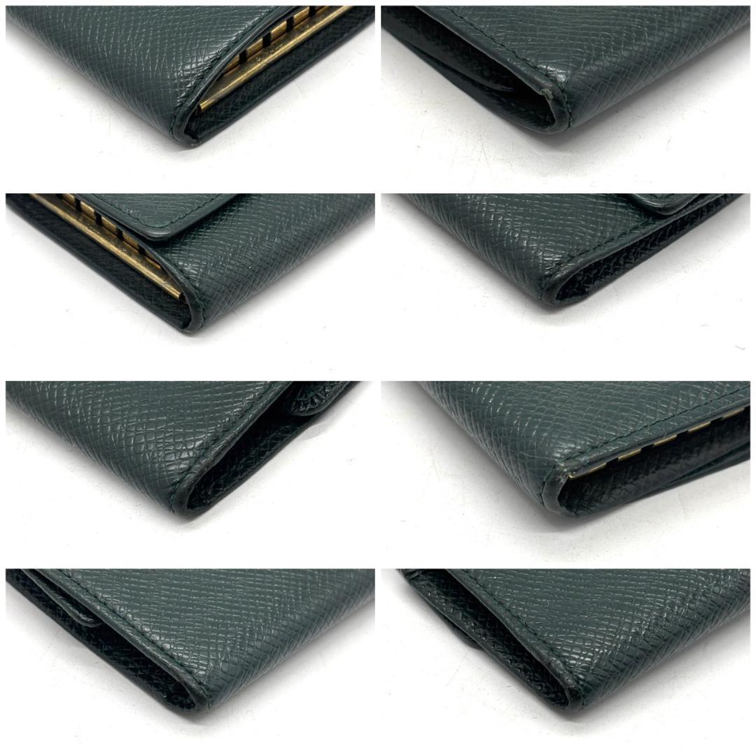 ルイヴィトン キーケース タイガ ミュルティクレ6 レザー グリーン