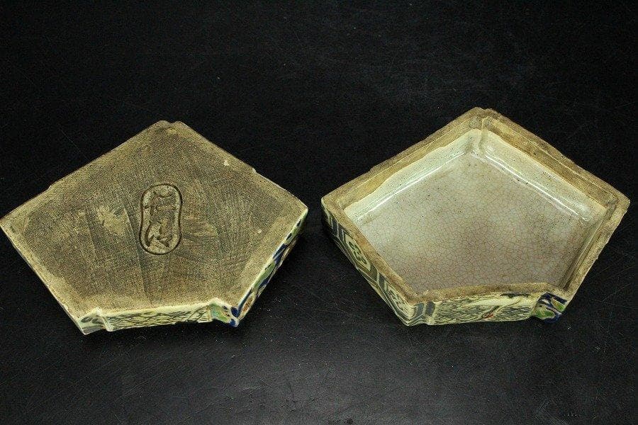古清水 香合 仁清 在印 10cmx7cm 時代 茶道具 旧家蔵出 - メルカリ
