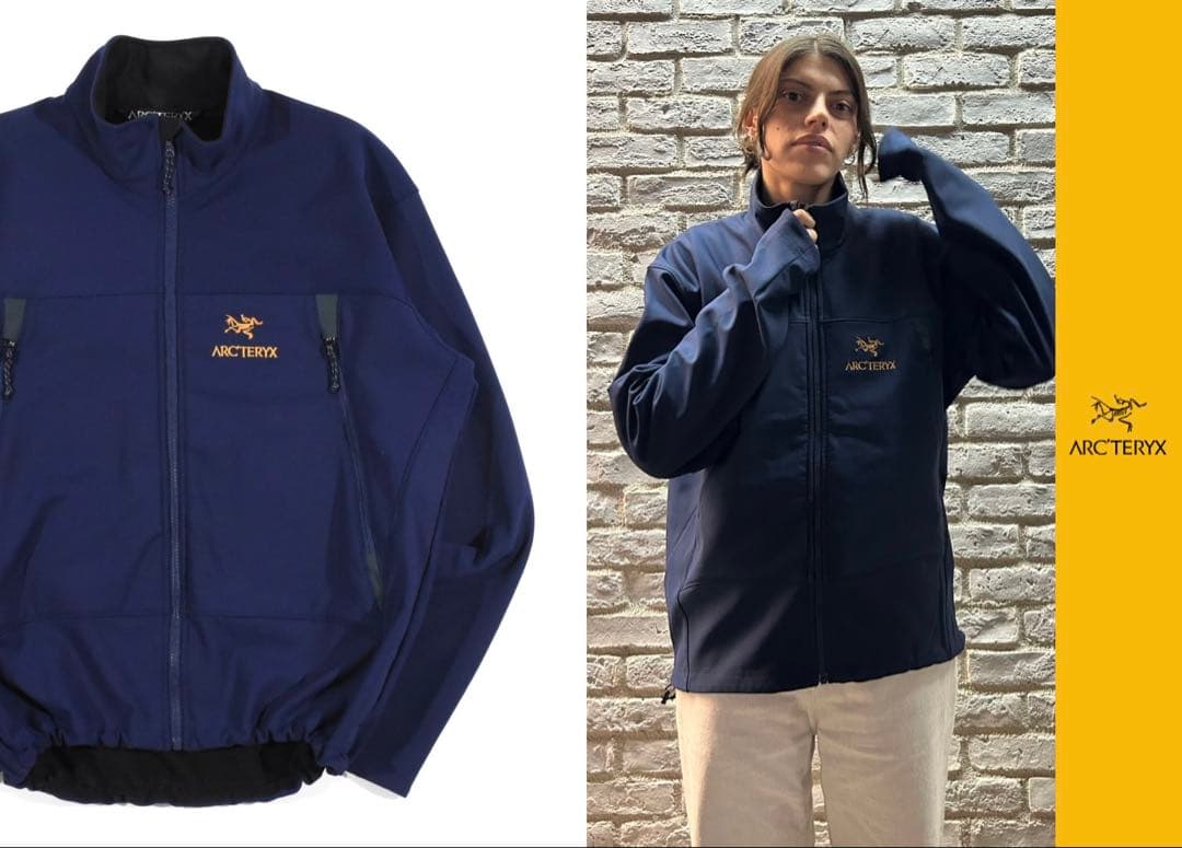 スペシャルArc'teryx 金刺繍Navy Gamma SV Jacket 紺 - メルカリ