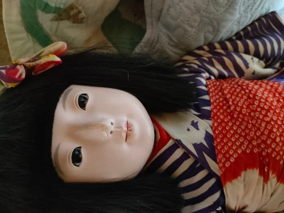 市松人形 60cm 昭和初期の三越 市松人形 日本人形 抱き人形