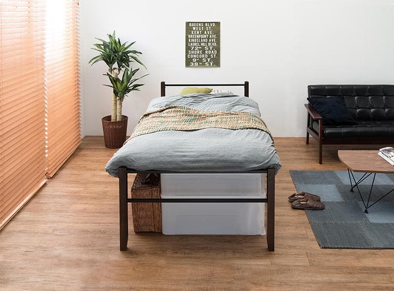 【新品・未使用】　 シングルベッド 　ハイタイプ