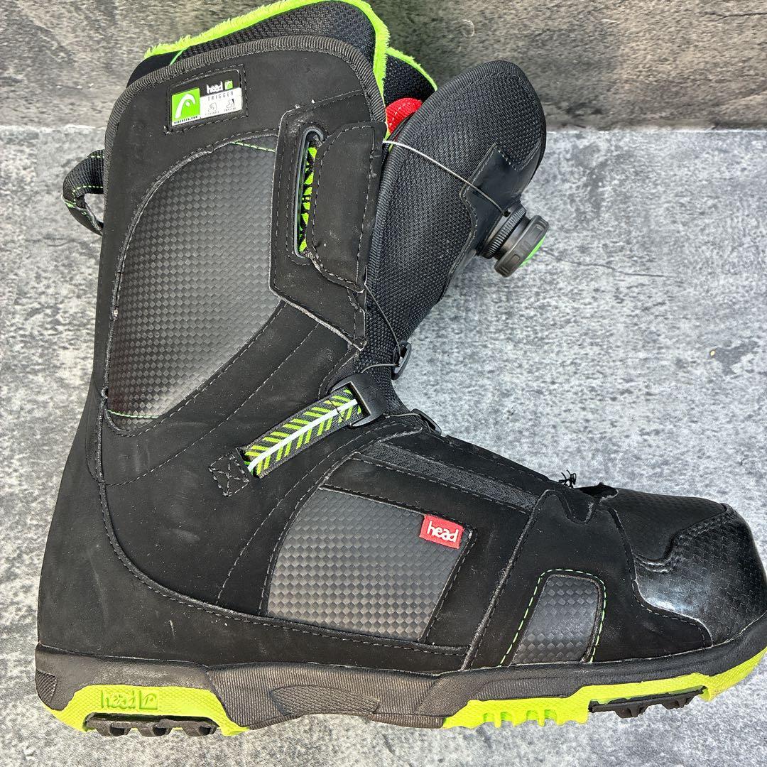 msさま　ヘッド ボア ブラック グリーン スノーボード ブーツ 28cm