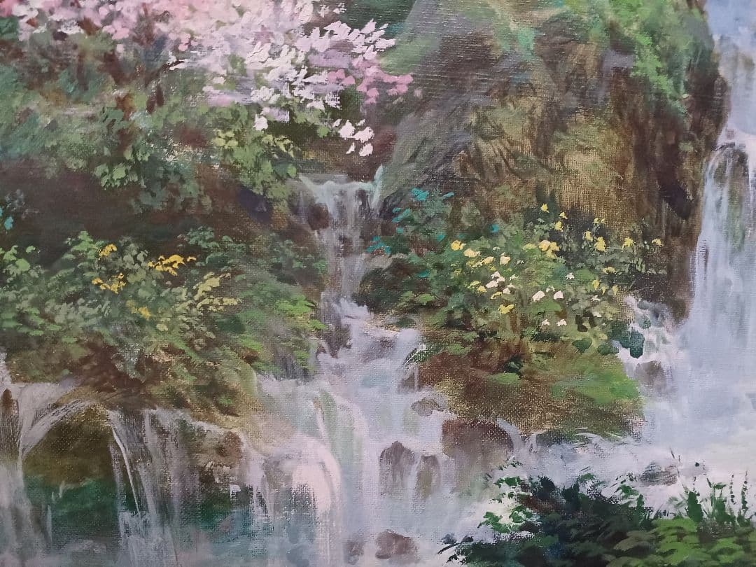 徐波　「春の息吹」 油彩　P15号　中国美術家協会　中国遼寧省　三越個展10回