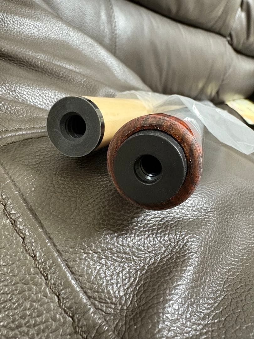 【新品】品質ハンドメイド 3Aメイプル × ココボロ ×本革グリップ12.4mm