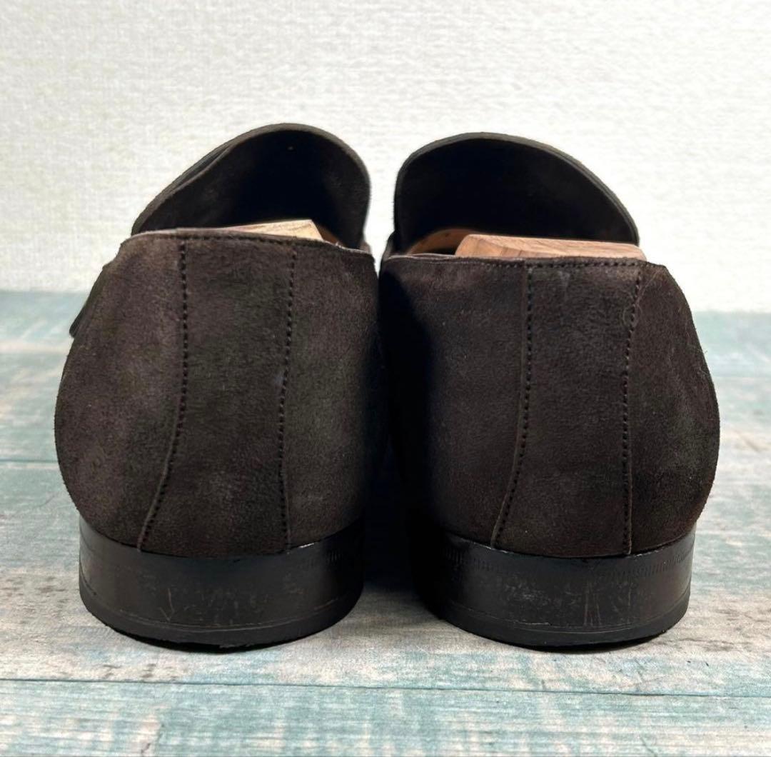 美品 超希少 LOEWE スエード ローファー 編み込み