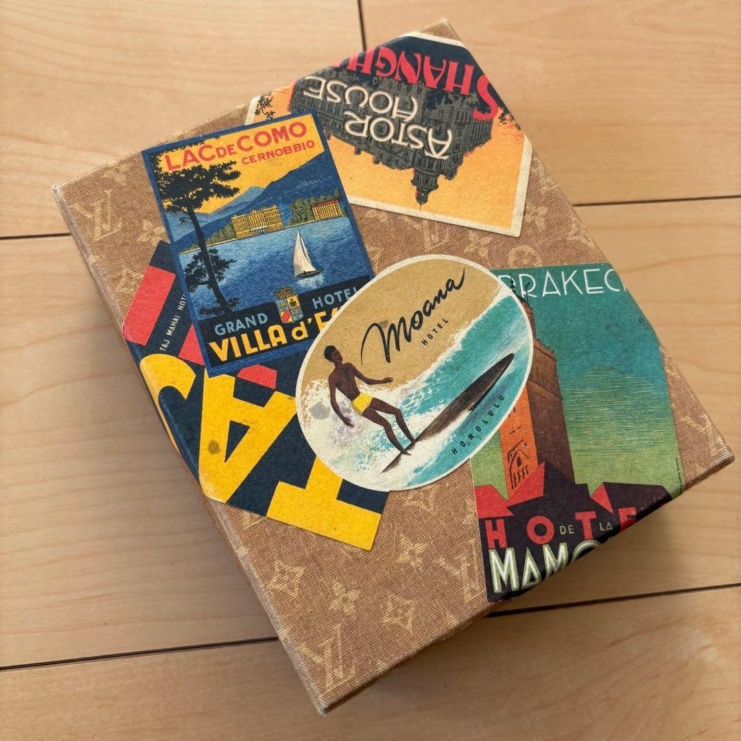 未使用ルイヴィトンLouis Vuitton30ポストカードホテルラベルボックス