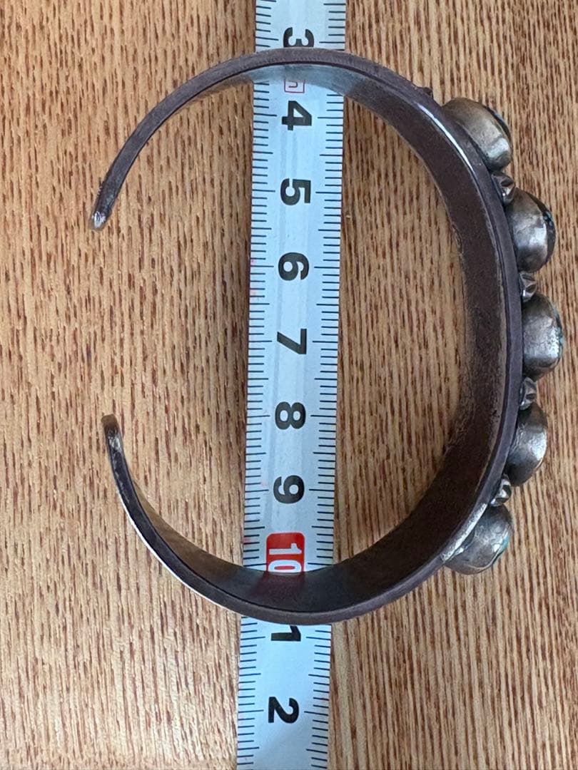 ナバホ族アーノルドグッドラック インディアンジュエリー バングル ターコイズ