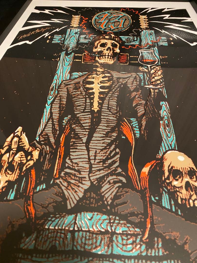 ロッキンジェリービーン　BLACK RUDE NIGHT ポスター額付き