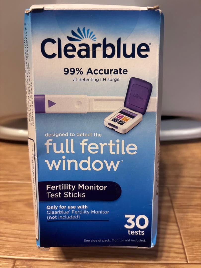 clear blue 排卵日チェッカー　30本入り　使い捨てスティック　妊活 Amazon | 【第1類医薬品】クリアブルー 排卵日予測テスト 12回分