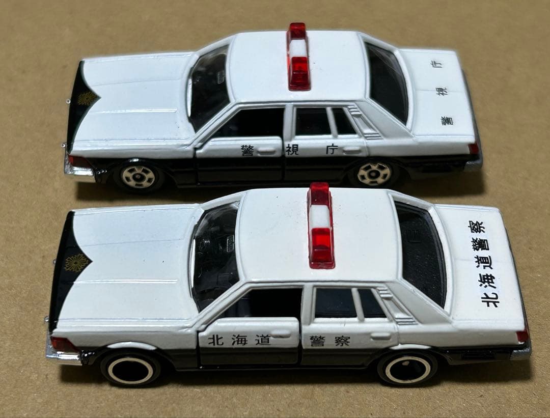 日本製 トミカ ニッサン セドリック 280Eブロアム パトカー 4台セット