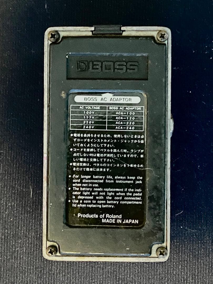 箱付き】BOSS BF-2 フランジャー エフェクター 銀ネジ 日本製