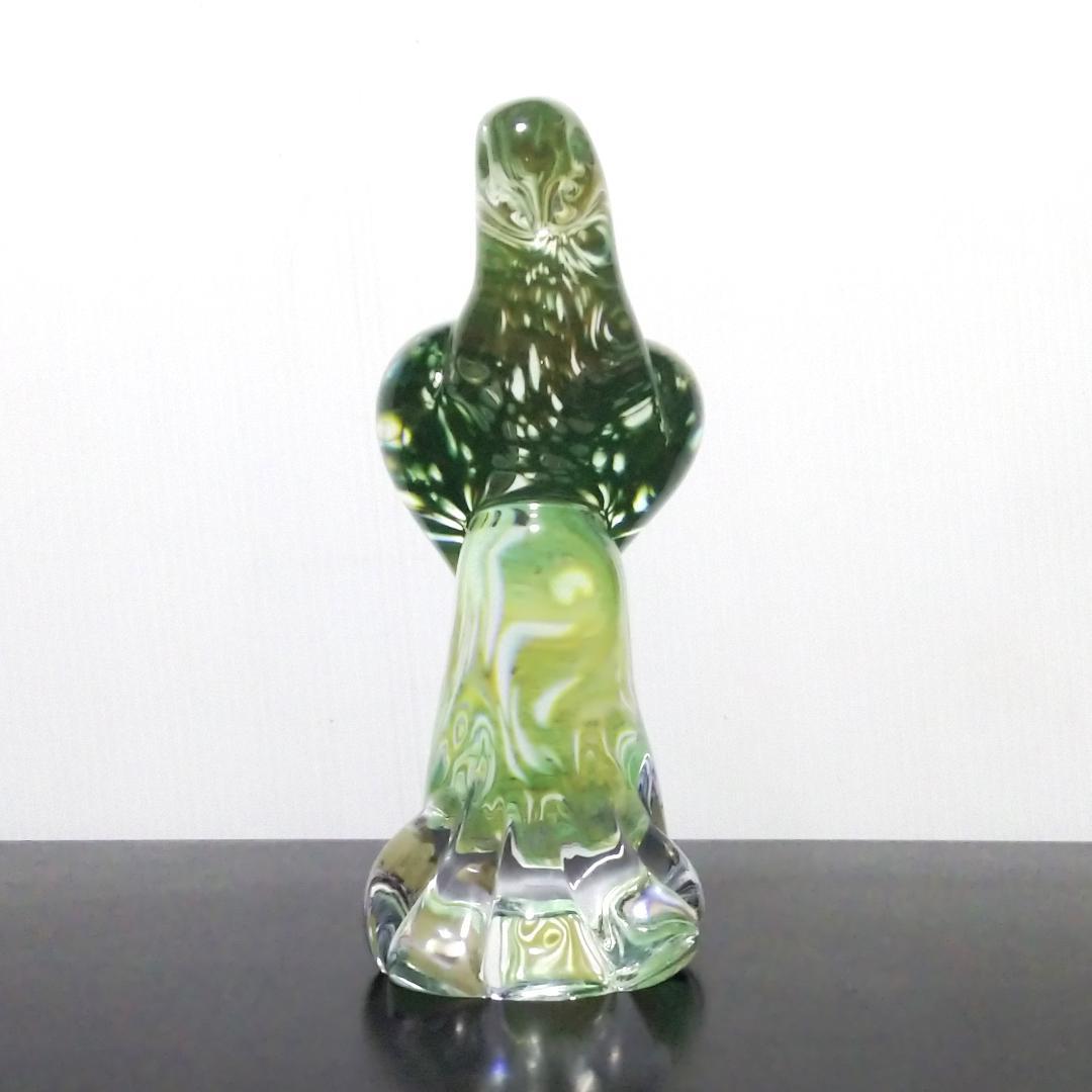 Marcolin Art Crystal マルコリン・アート・クリスタル 鳥 緑 - メルカリ