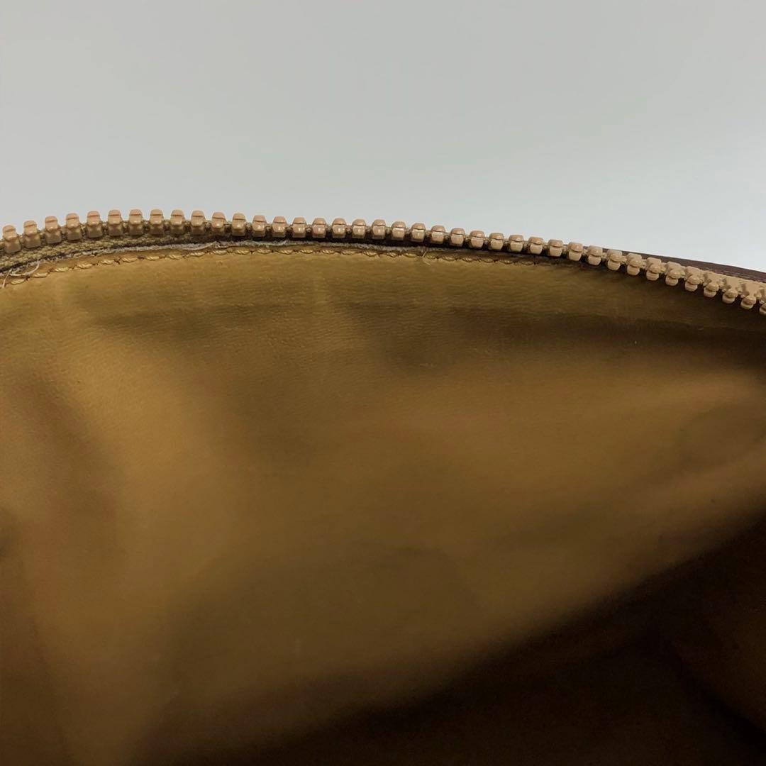 CELINE マカダム ハンドバッグブラウン