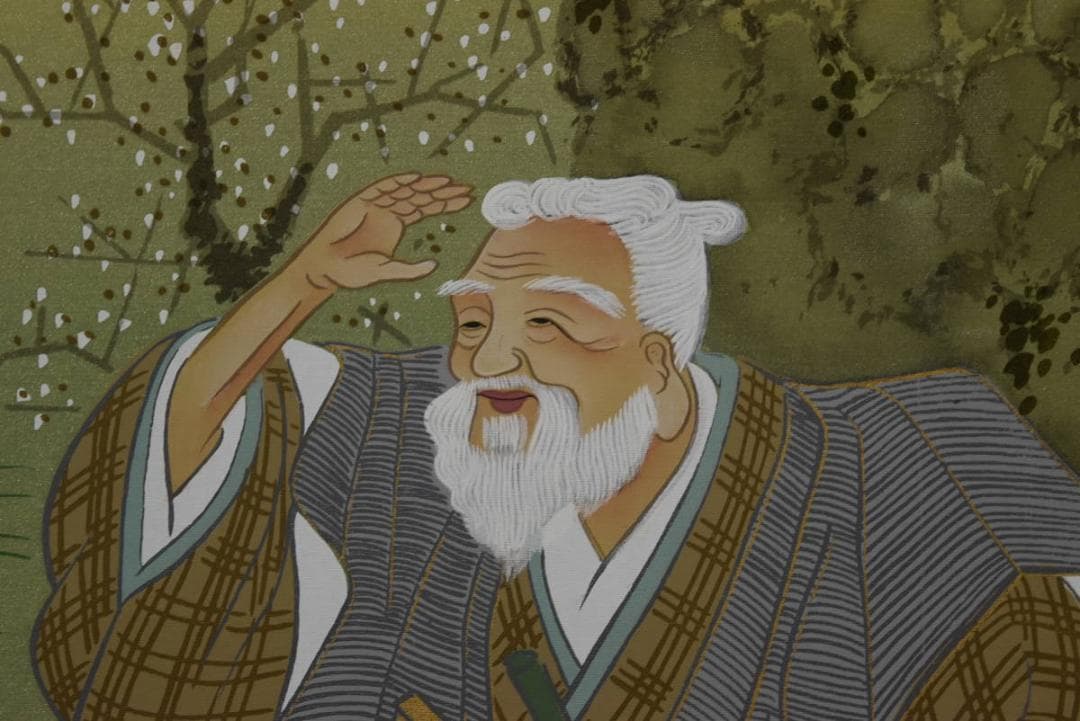 真作】中島佳香/高砂之図/迎春祝事掛/掛軸☆宝船☆