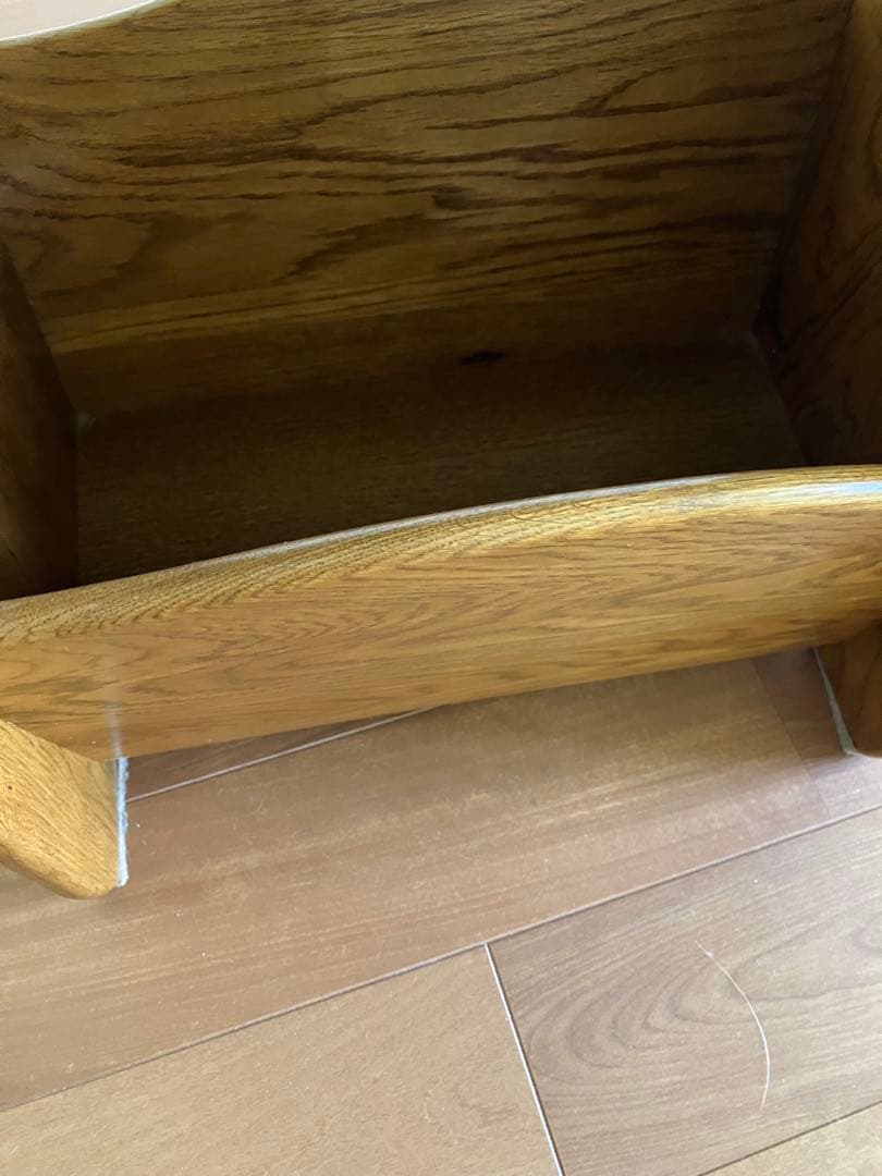 専用　浜本工芸　木製スツール マガジンラック付き