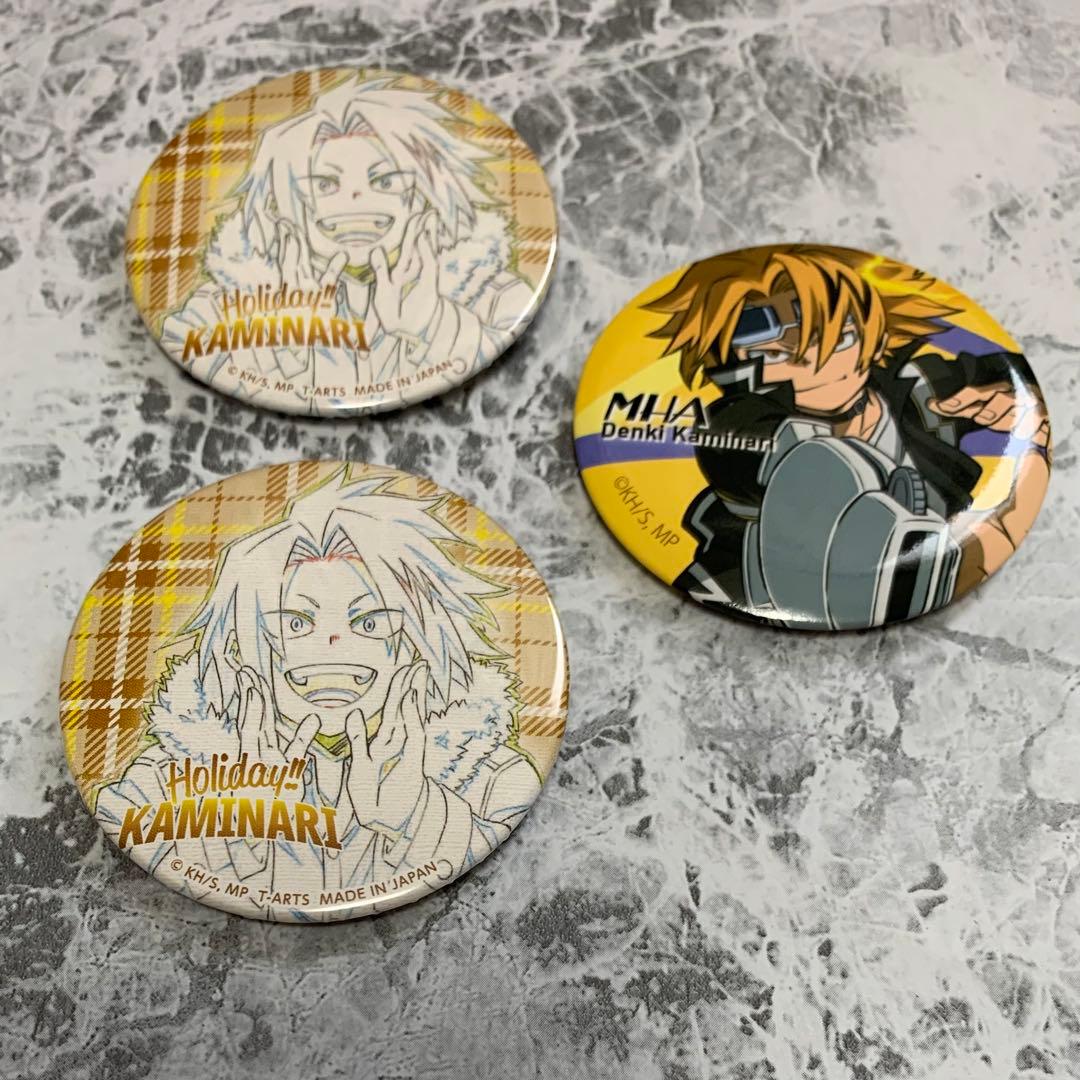 ヒロアカ上鳴電気休日缶バッジ