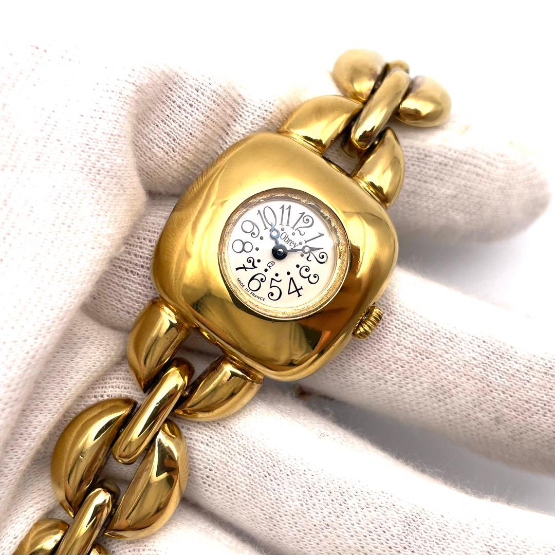 Obrey オブレイ 925製 レディース腕時計 ゴールド