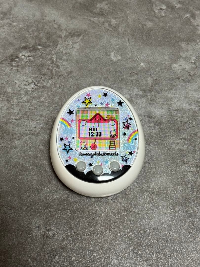 希少カラー動作確認済】たまごっちみーつ ホワイト／スター