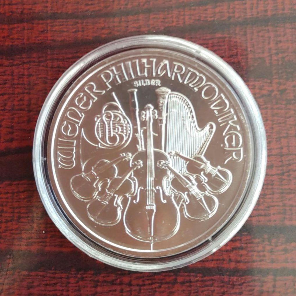 2020年 オーストラリア ウィーンフィル 銀貨1オンス クリアケース付き