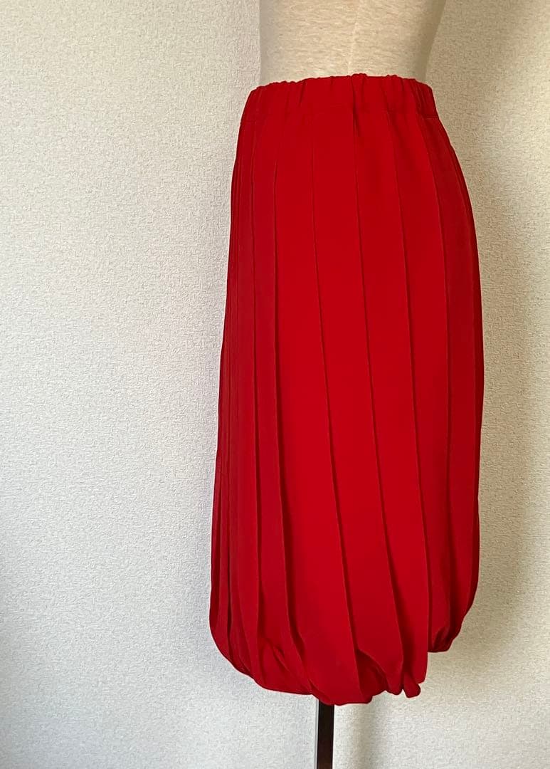 コムデギャルソン バルーンプリーツスカート ひざ丈 ゴムウエスト