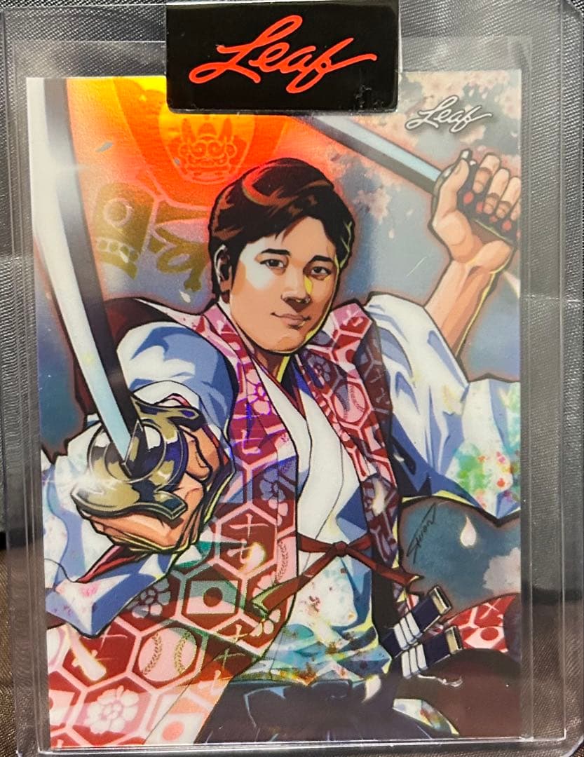 2023 leaf anime nation 大谷翔平　二刀流デザイン　② 世界2689枚限定】2023 leaf anime nation大谷翔平