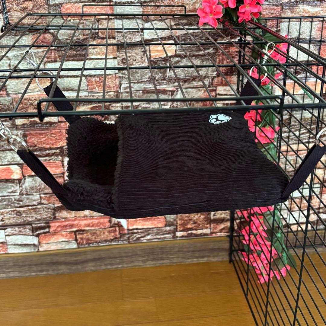 705】モモンガポーチ(蓋付き)・シングルハンモック(お布団付き)