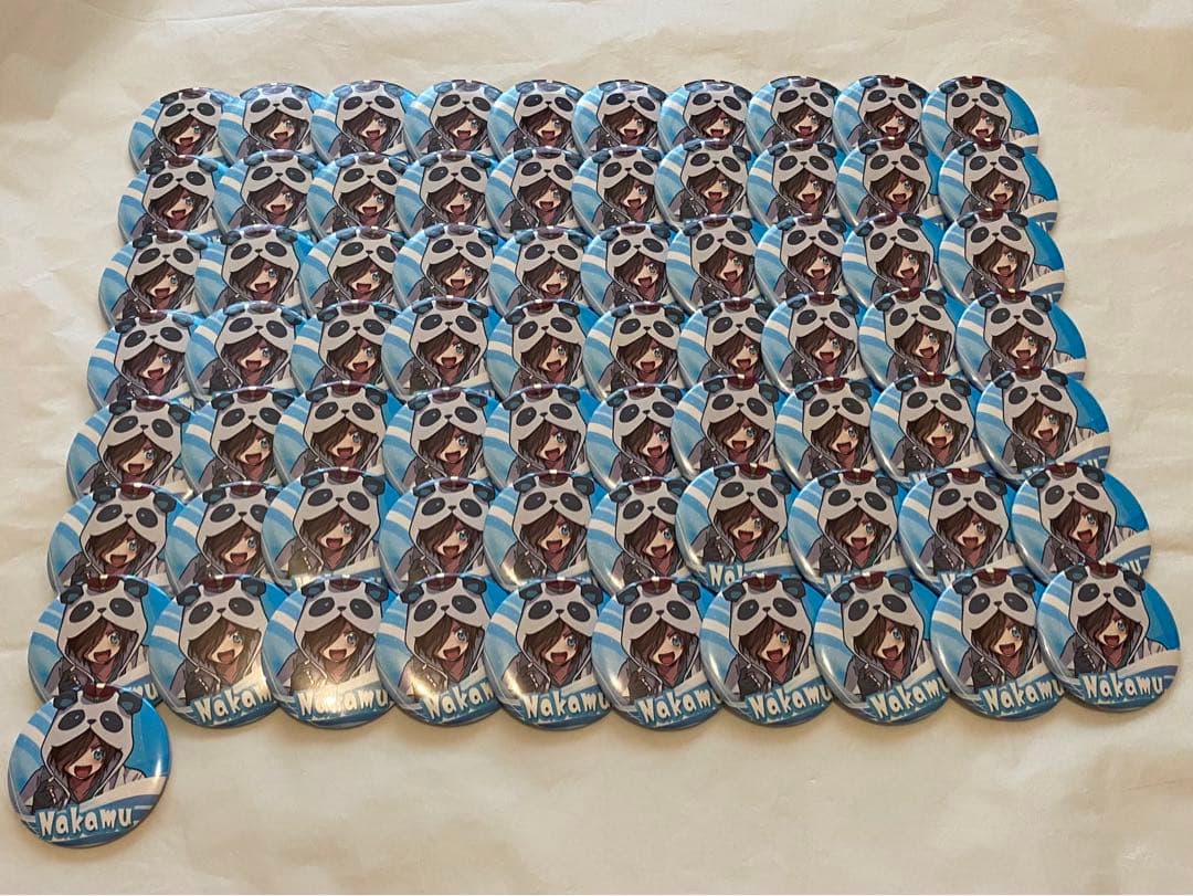 ワイテルズ Nakamu 缶バッジ 福岡