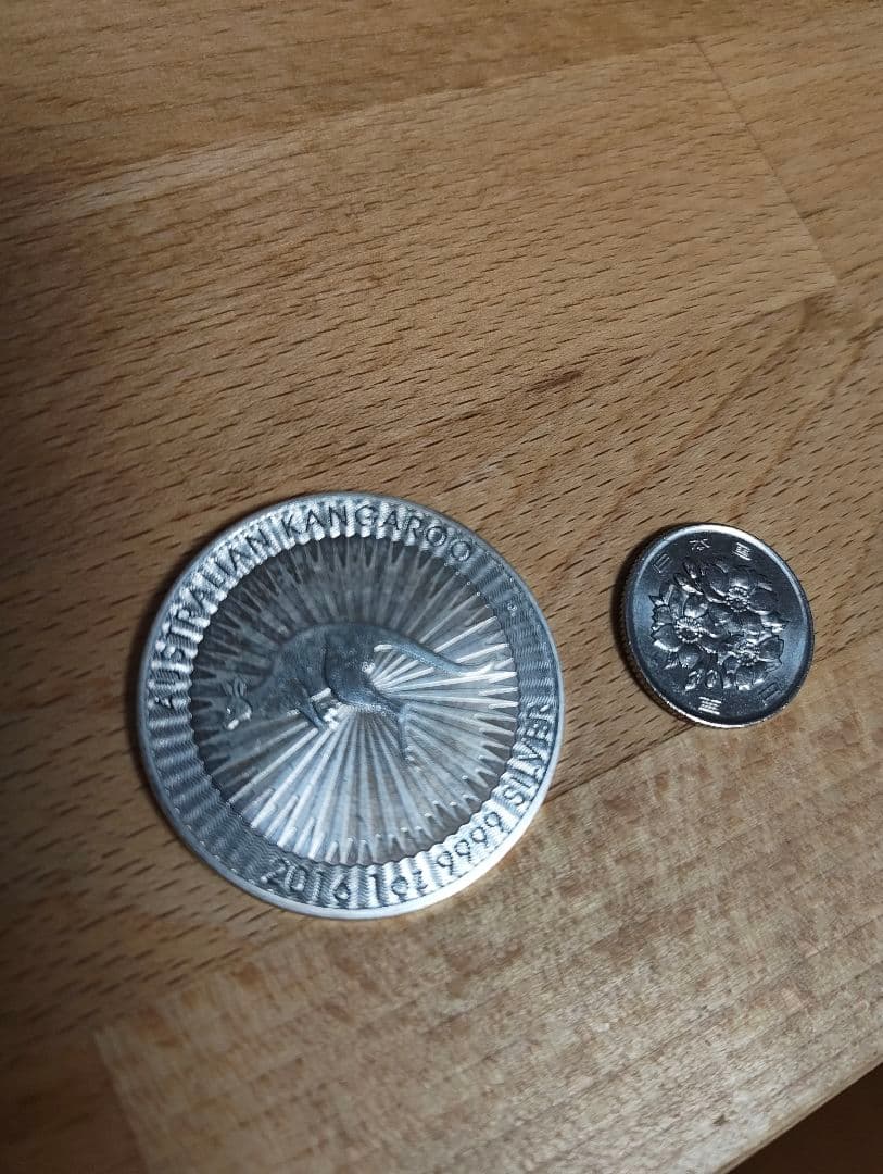 【純銀1oz】オーストラリア シルバー カンガルー （ランダム1枚)