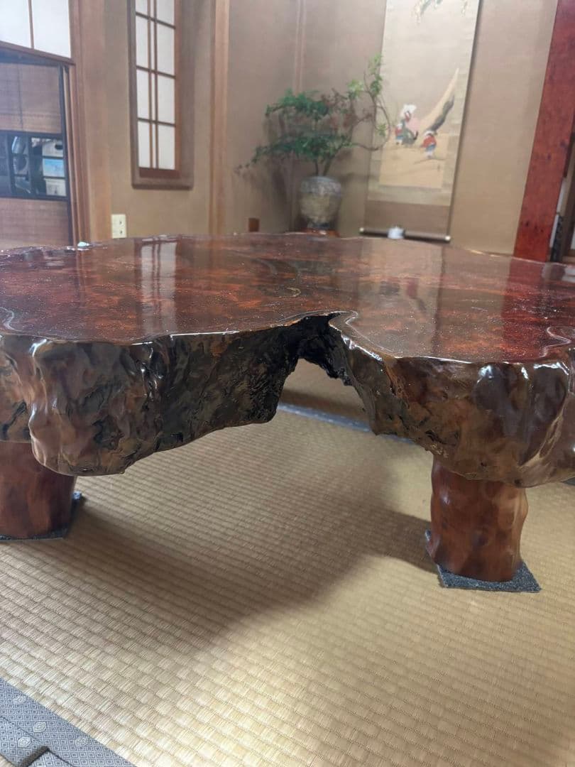 青☆司さま専用 屋久杉油瘤テーブル - メルカリ