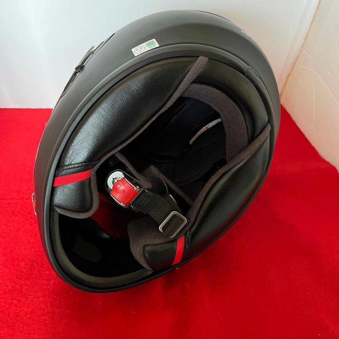 shoei gt-air マッドブラック 2種シールドとピンロック付き