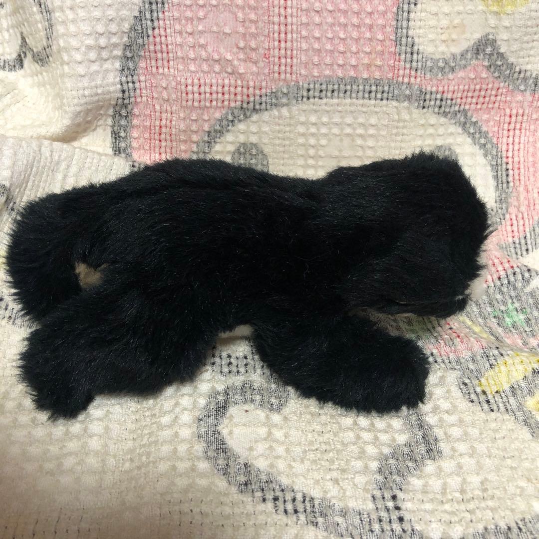 モンスイユ　黒猫　ぬいぐるみ　日本製　中古品
