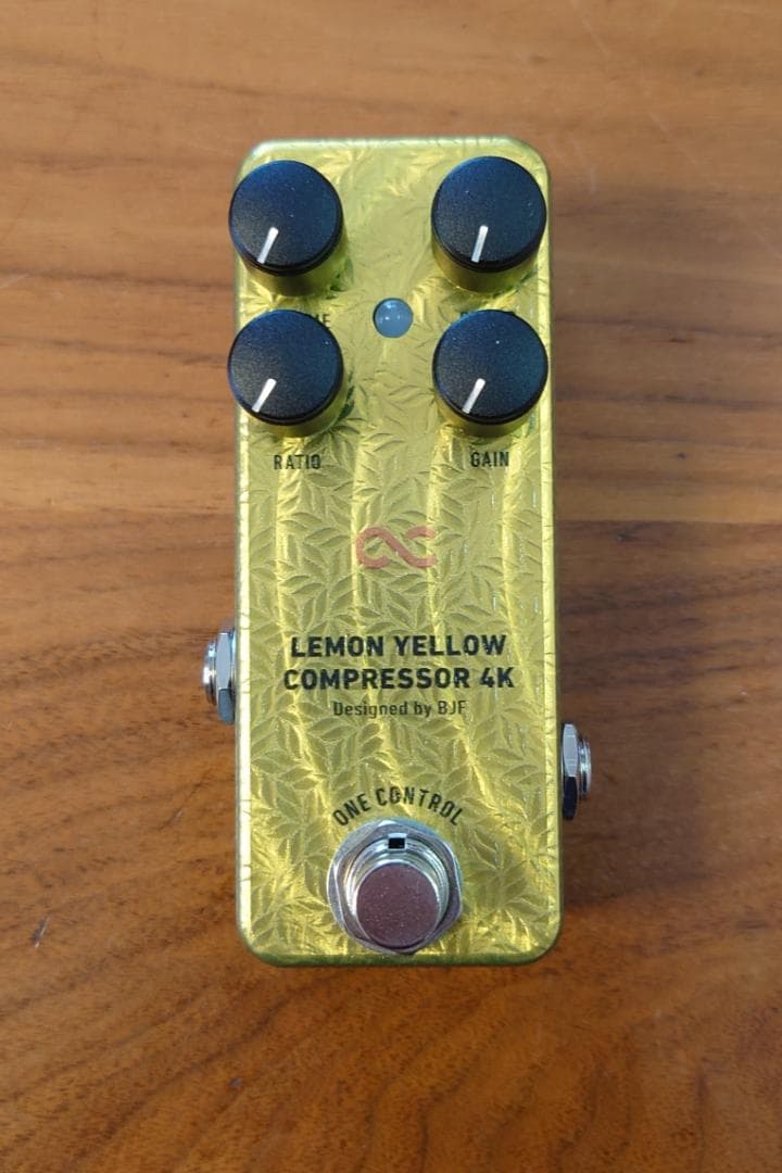 ギター One Control Lemon Yellow Compressor 4K