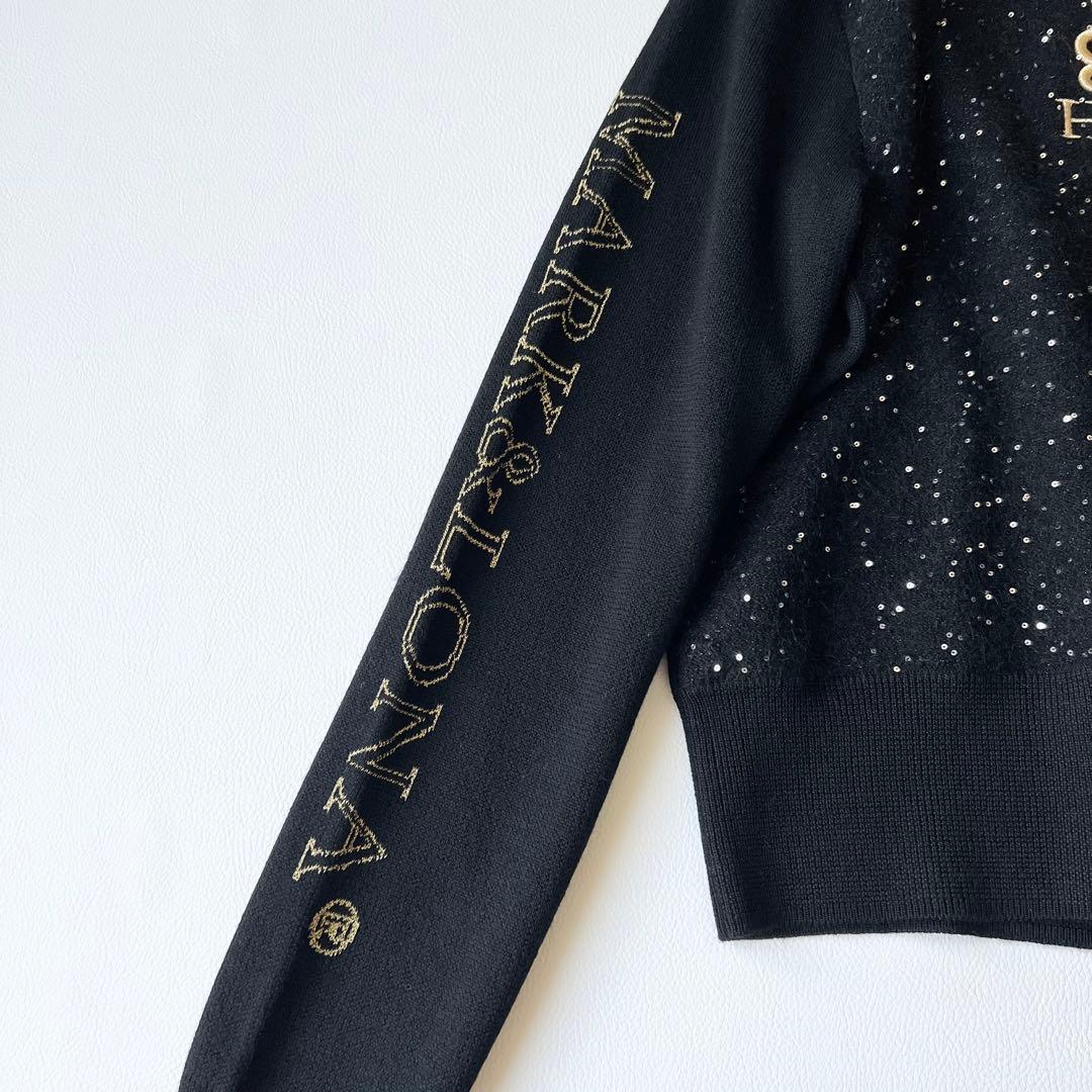 3202【美品】マークアンドロナ　タートルネックニット　ブランクスカル　23AW