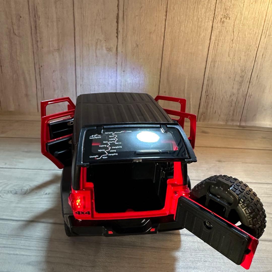 クライスラー　ジープ　ラングラー Jeep Wrangler 1/22 レッド
