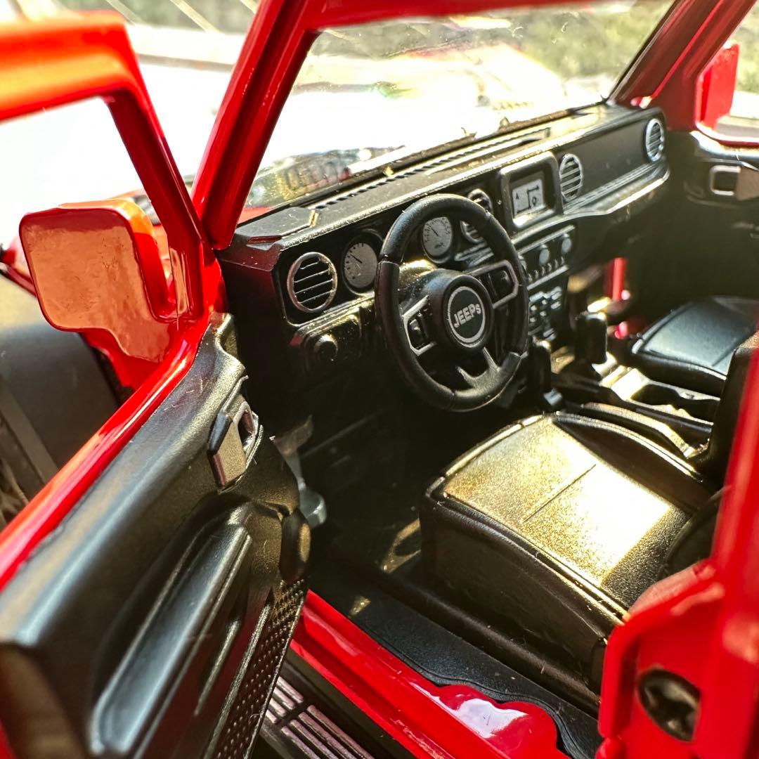 クライスラー　ジープ　ラングラー Jeep Wrangler 1/22 レッド