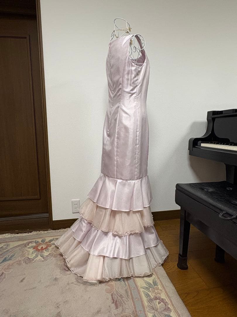 E*様 FUNQUETH フリルドレスとオーガンジーロングジレ　アクセサリー付き