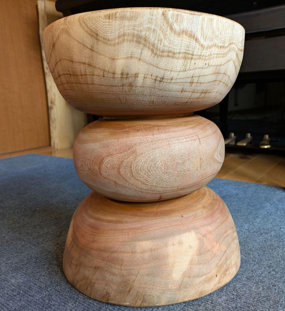 欅　ケヤキ　天然木　切り株　丸太　椅子　スツール　高さ約35㎝
