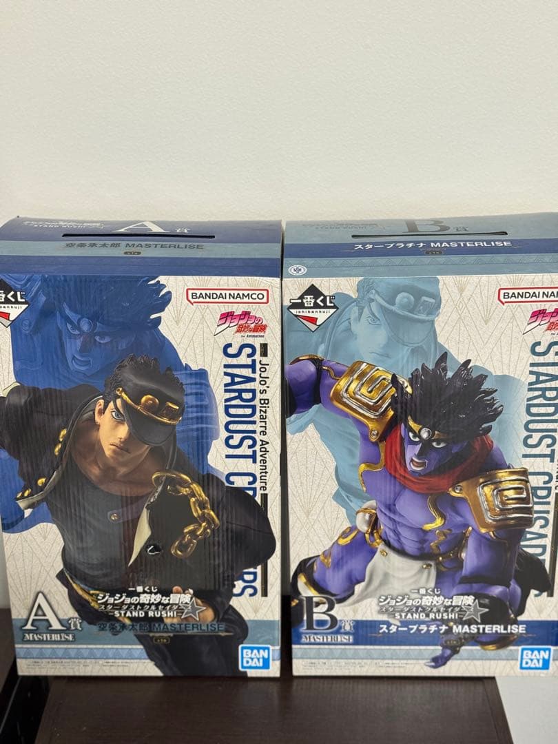 ジョジョ　一番くじ A賞 B賞　空条承太郎　スタープラチナ　フィギュア ジョジョ 一番くじ フィギュア A賞B賞 空条承太郎 スタープラチナ おまけ