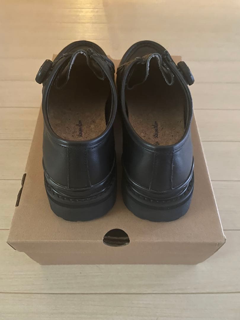 靴 PG Steven Alan KNOCK black leather