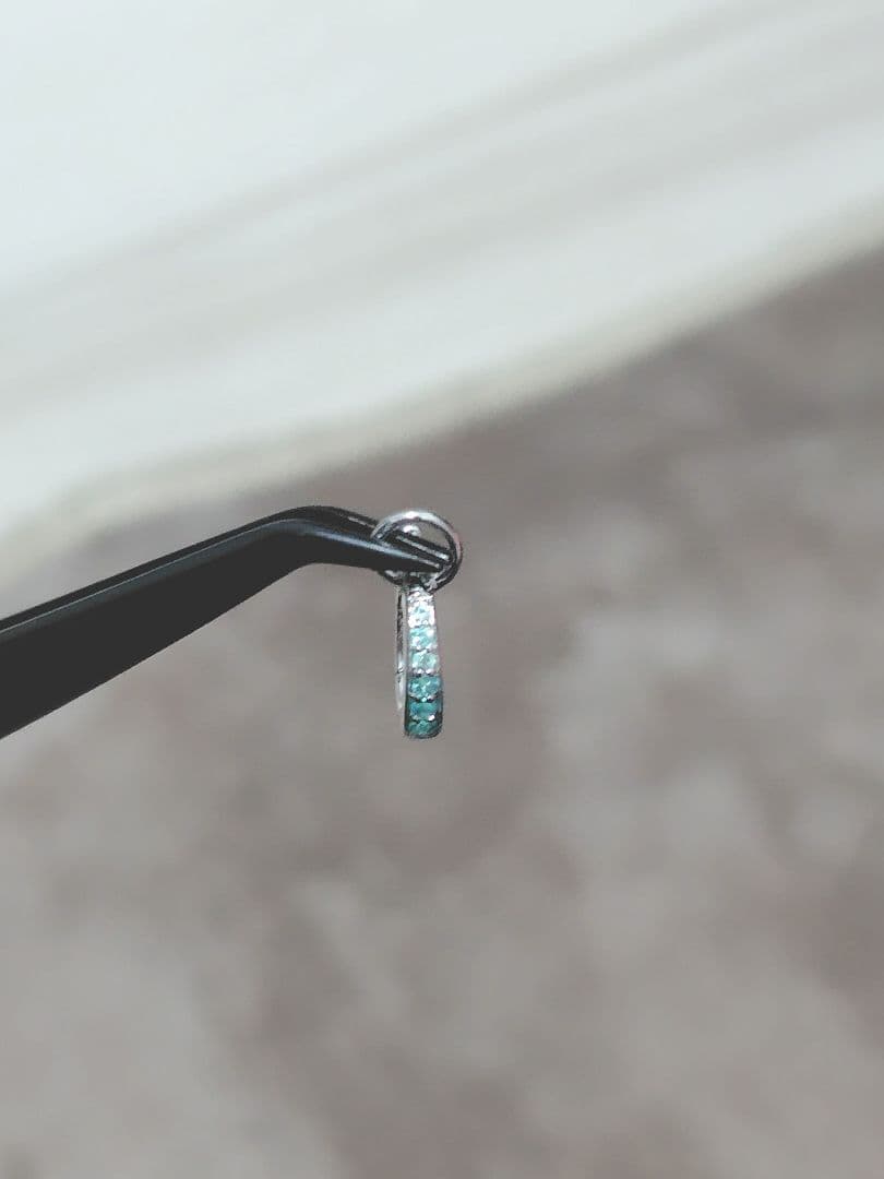 GSTV K18WC パライバトルマリン0.04ct バチカン開閉式　付属品なし