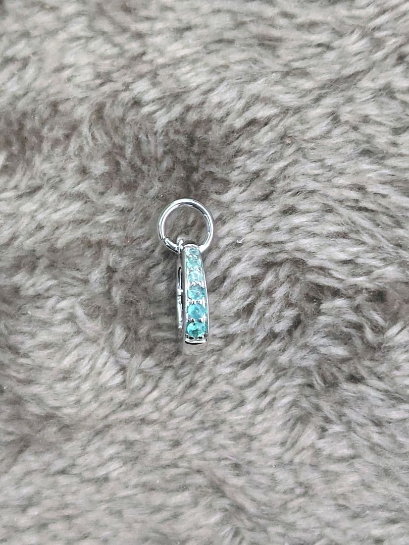 GSTV K18WC パライバトルマリン0.04ct バチカン開閉式　付属品なし