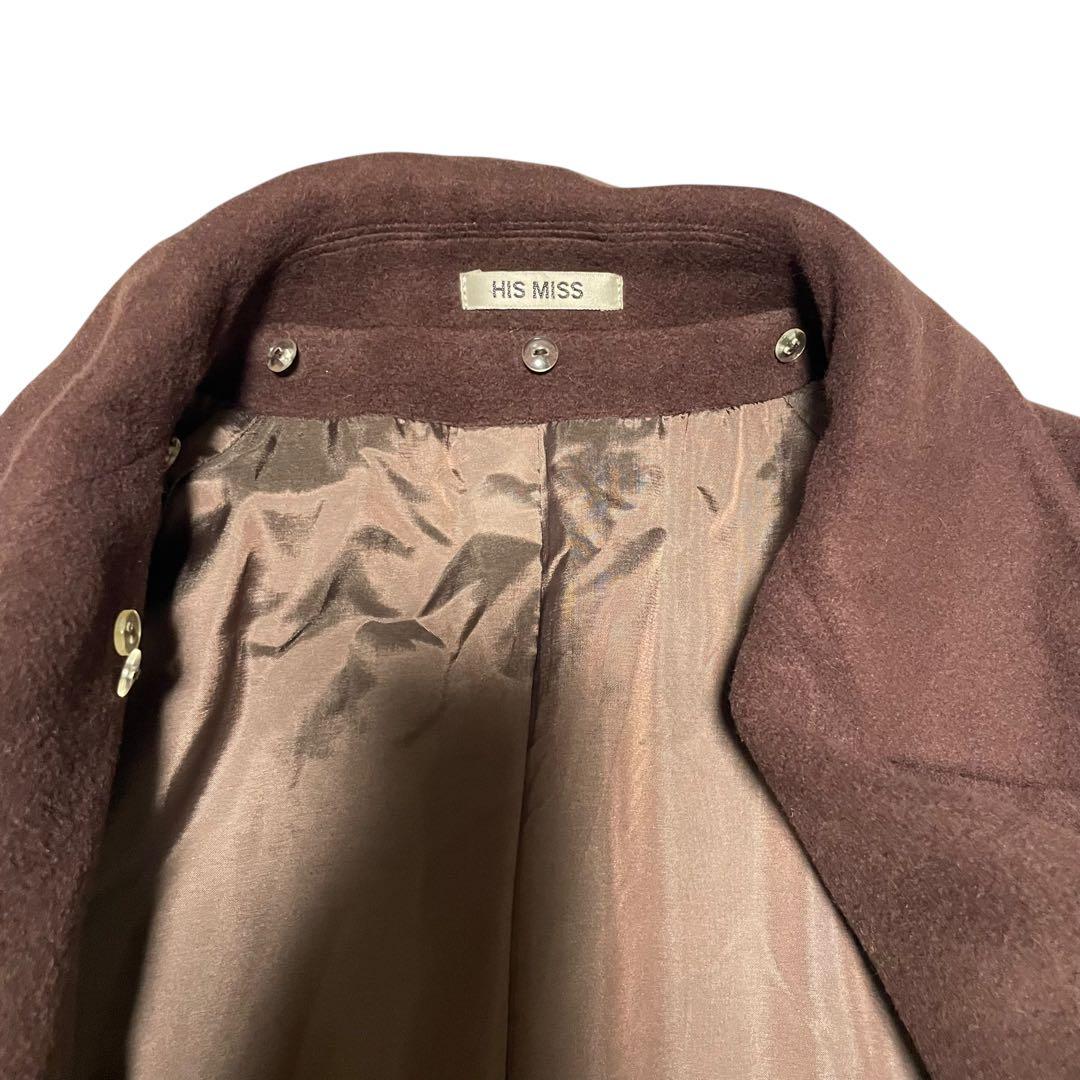 アンゴラ100%【東京スタイル】マキシ丈ロングチェスターコート 日本製