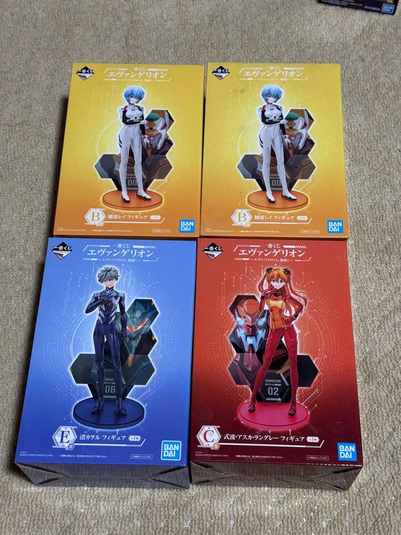 エヴァンゲリオン フィギュアセット 4個 - メルカリ