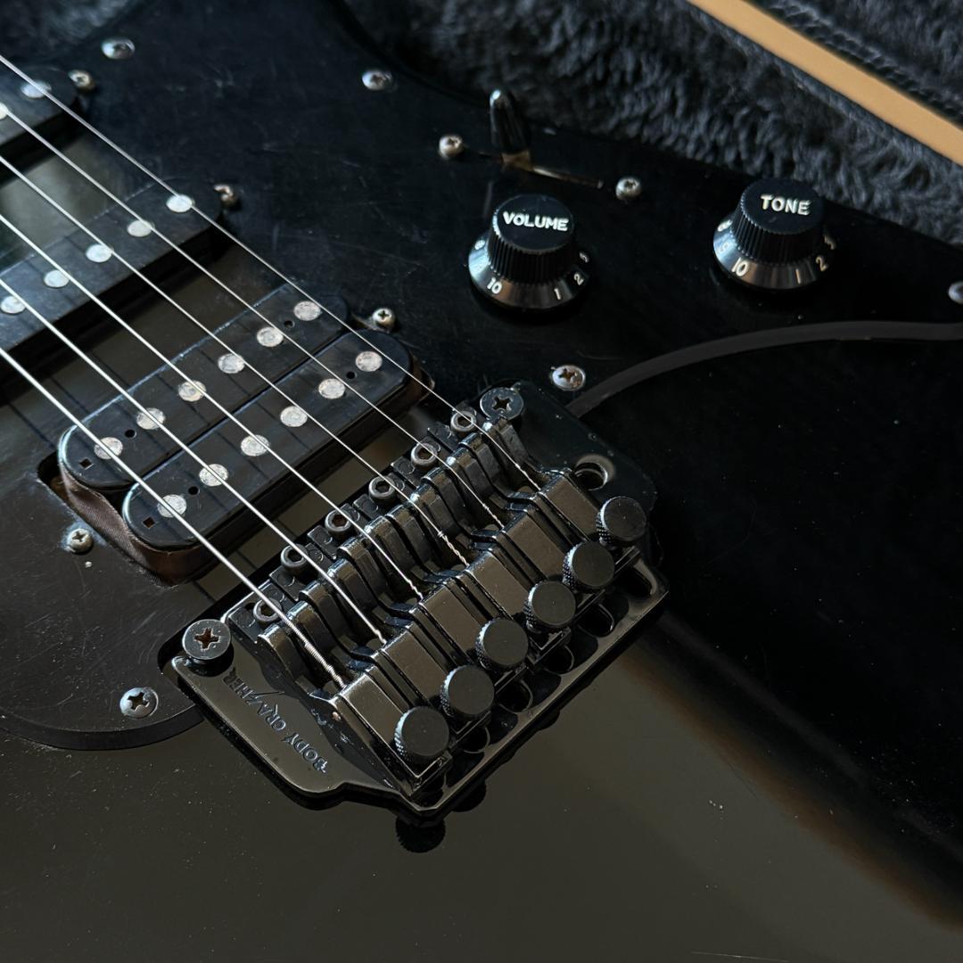 【メンテ済】86年製 FERNANDES FR-55 Black アルダーボディ