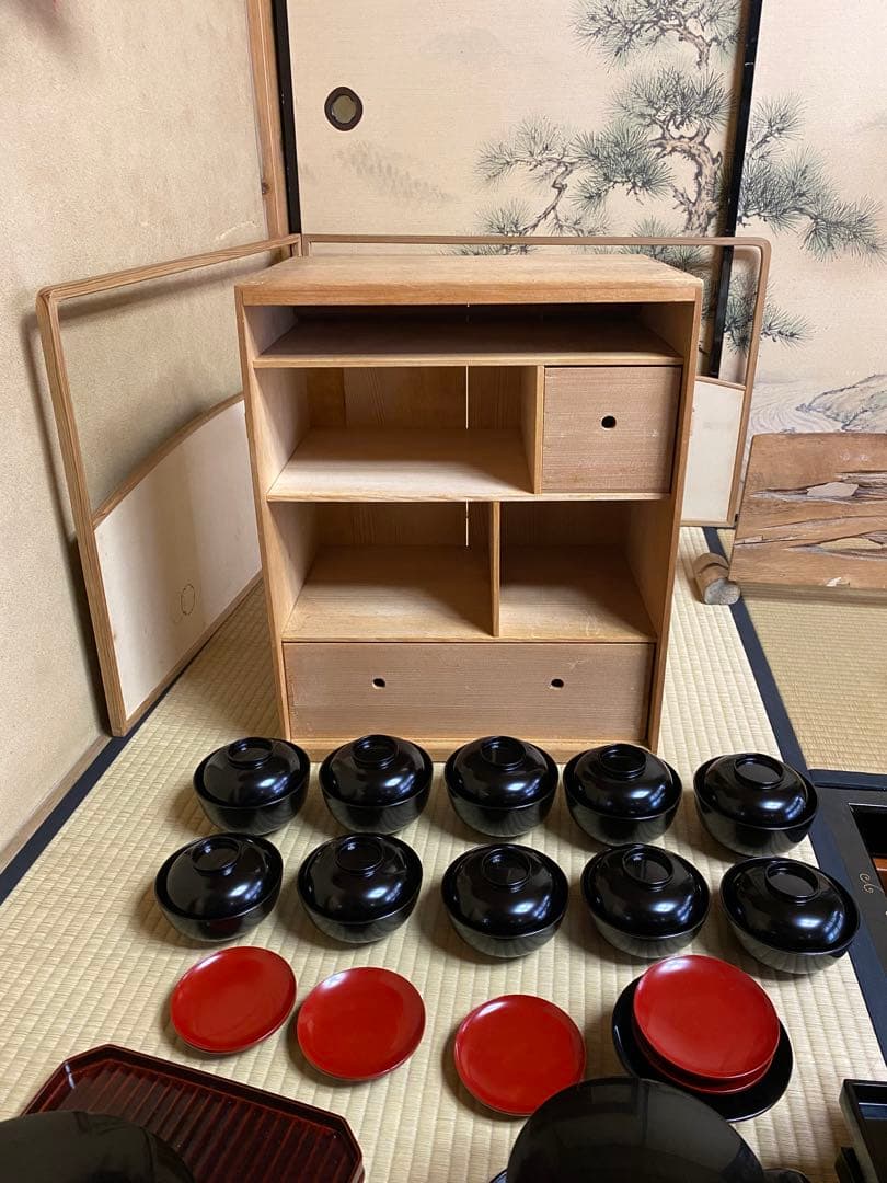 輪島塗り 谷川真斎 真塗り懐石道具 茶道具 - メルカリ